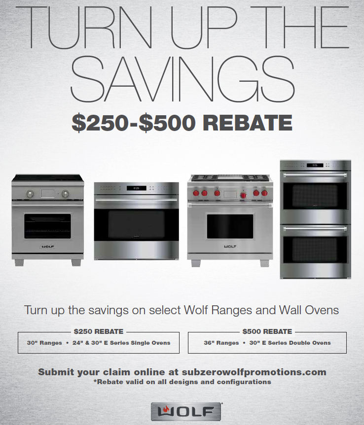 Universal Turns Up The Heat With Wolf’s "Turn Up The Savings" Rebates: Get Up To $500 Rebate On Select Ranges & Wall Ovens