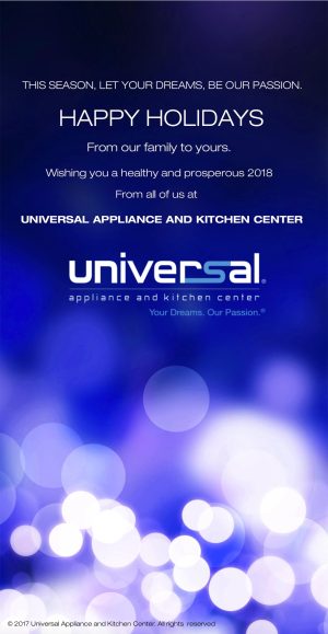 HOLIDAY GREETING UNIVERSAL HOLIDAY GREETING UNIVERSAL
